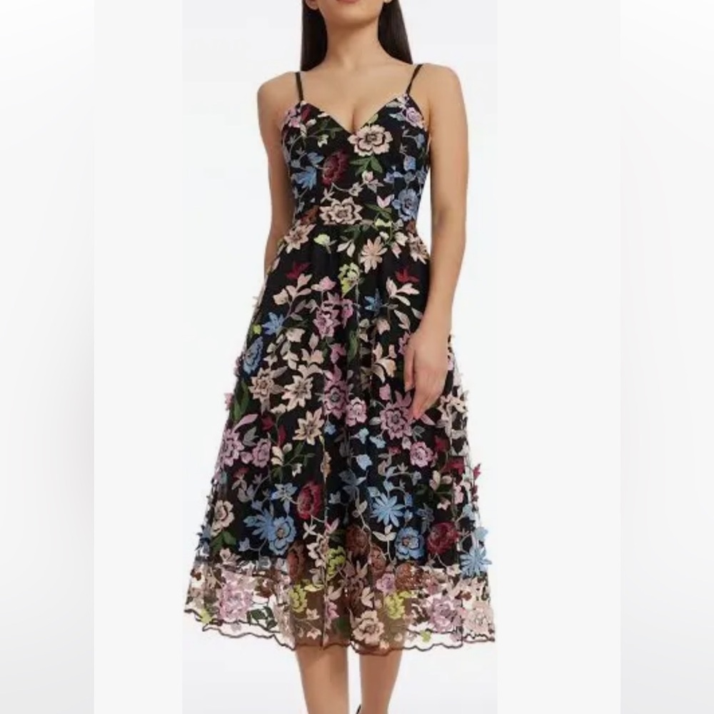 Dress the Population Maren Carnation floral dresss - size small.